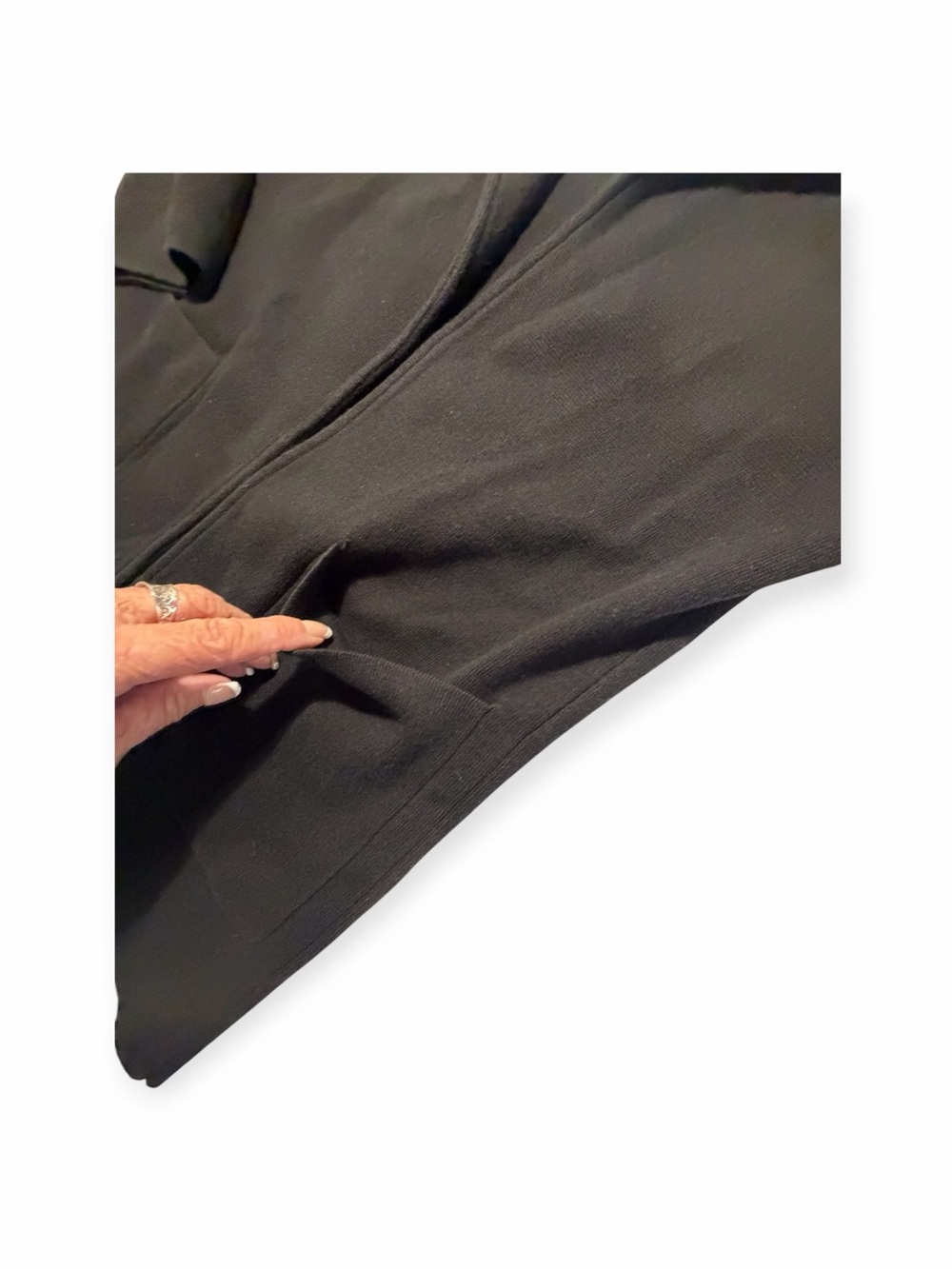 Quince 100% Cotton Classic Black Women's Tailored Open Front Blazer Coat XS - Picture 9 of 14
